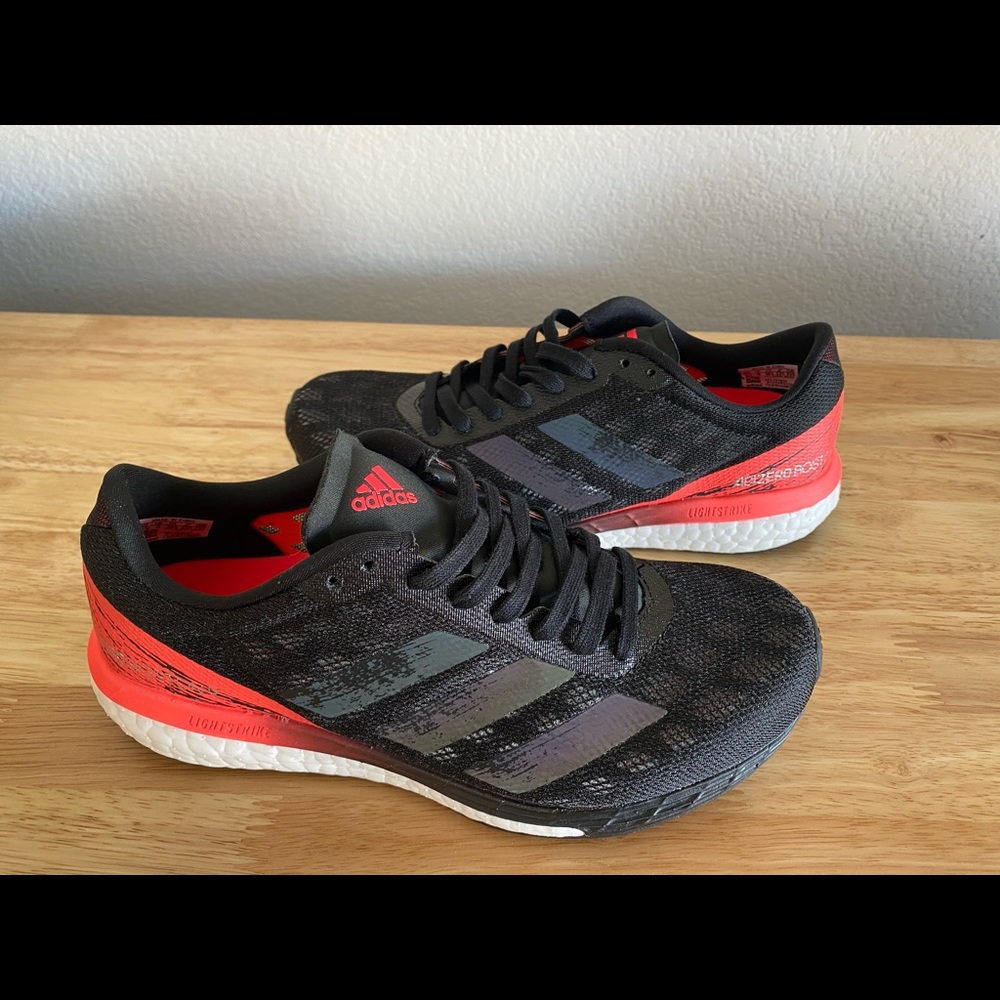 Adidas Adizero Boston 9 'Black Signal Pink' Wmns